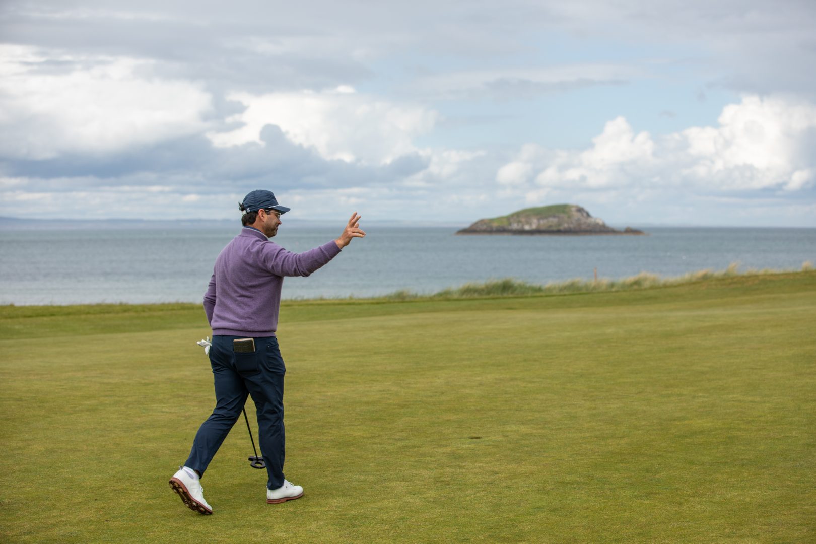 Golf trip photography at North Berwick in East lothian - Scotland's golf coast by AKH Golf
