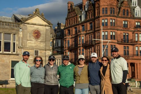 Shaun McCrary Group at The Home of Golf. The Old Course St Andrews Scotland