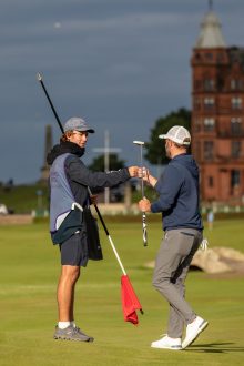 Shaun McCrary Group at The Home of Golf. The Old Course St Andrews Scotland