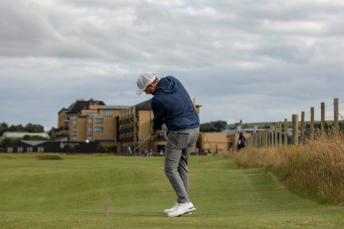Shaun McCrary Group at The Home of Golf. The Old Course St Andrews Scotland