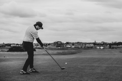 Shaun McCrary Group at The Home of Golf. The Old Course St Andrews Scotland
