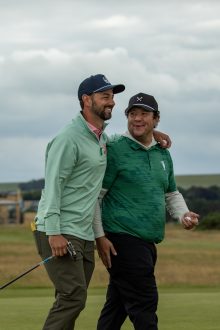 Shaun McCrary Group at The Home of Golf. The Old Course St Andrews Scotland