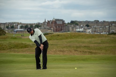 Shaun McCrary Group at The Home of Golf. The Old Course St Andrews Scotland