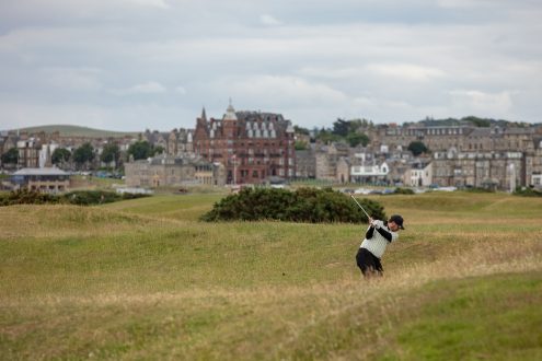 Shaun McCrary Group at The Home of Golf. The Old Course St Andrews Scotland