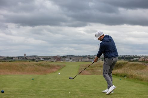 Shaun McCrary Group at The Home of Golf. The Old Course St Andrews Scotland