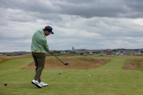 Shaun McCrary Group at The Home of Golf. The Old Course St Andrews Scotland