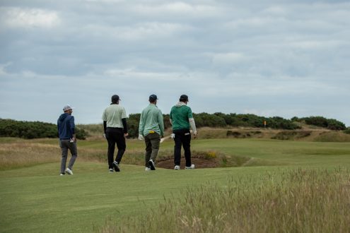 Shaun McCrary Group at The Home of Golf. The Old Course St Andrews Scotland