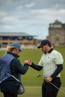 Shaun McCrary Group at The Home of Golf. The Old Course St Andrews Scotland