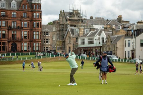 Shaun McCrary Group at The Home of Golf. The Old Course St Andrews Scotland