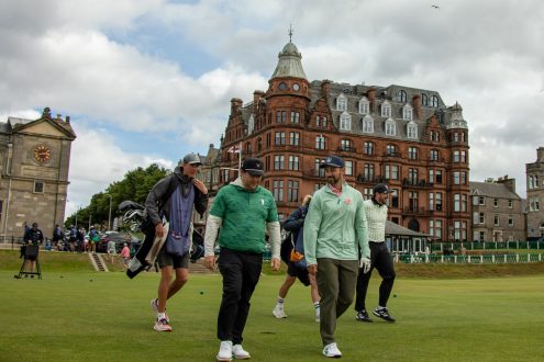 Shaun McCrary Group at The Home of Golf. The Old Course St Andrews Scotland