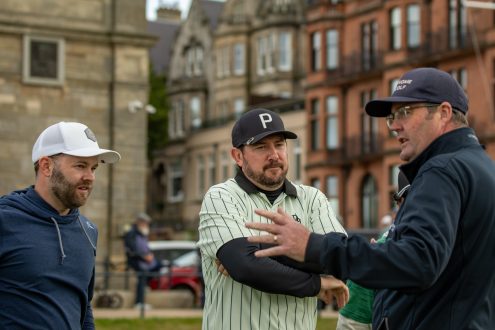 Shaun McCrary Group at The Home of Golf. The Old Course St Andrews Scotland